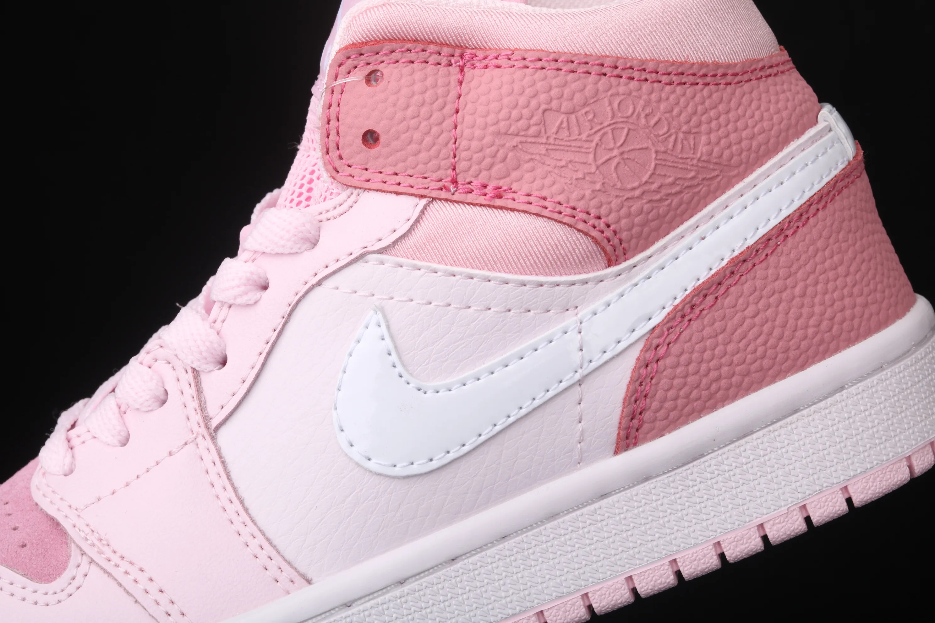 All categories Air Jordan Jordan series basketball shoes Air Jordan 1 Mid Air Jordan 1 Mid AJ1 Joe 1 mid-top series Pink White Pink Foam CW5379-600